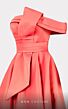 MNM Couture N0511 Pleated Top Off The Shoulder Dress