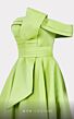 MNM Couture N0511 Pleated Top Off The Shoulder Dress