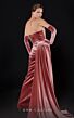MNM Couture N0515 Panel Train Strapless Asymmetrical Dress