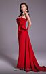 MNM Couture N0520A Side Tail Embellished Top Strapless Dress