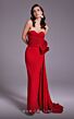 MNM Couture N0520A Side Tail Embellished Top Strapless Dress