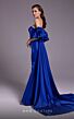 MNM Couture N0526A Puff Sleeve Cape Strapless Dress