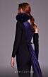 MNM Couture N0529 Panel Train Long Sleeve One Shoulder Dress