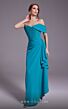 MNM Couture N0537 Faux Wrap Skirt One Sleeve Dress