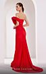 MNM Couture N0543 Pleated Top One Shoulder Dress