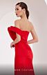 MNM Couture N0543 Pleated Top One Shoulder Dress