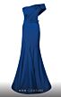 MNM Couture N0543 Pleated Top One Shoulder Dress