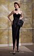 MNM Couture N0558 Double Slit Crumbcatcher Neckline Dress
