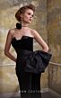 MNM Couture N0558 Double Slit Crumbcatcher Neckline Dress