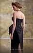 MNM Couture N0558 Double Slit Crumbcatcher Neckline Dress