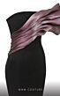 MNM Couture N0559 Panel Train Strapless Two Tone Dress