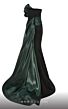 MNM Couture N0559 Panel Train Strapless Two Tone Dress