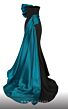 MNM Couture N0559 Panel Train Strapless Two Tone Dress