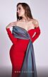 MNM Couture N0561 Off The Shoulder Long Sleeve Dress