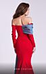 MNM Couture N0561 Off The Shoulder Long Sleeve Dress