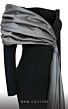 MNM Couture N0561 Off The Shoulder Long Sleeve Dress