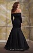 MNM Couture N0563 Illusion Side Off The Shoulder Dress