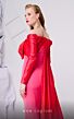 MNM Couture N0565A Watteau Train Bow Top Dress