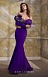 MNM Couture N0566 Bow Top Off The Shoulder Dress