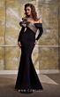MNM Couture N0566 Bow Top Off The Shoulder Dress