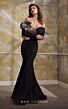 MNM Couture N0566 Bow Top Off The Shoulder Dress