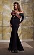MNM Couture N0566 Bow Top Off The Shoulder Dress
