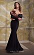 MNM Couture N0566 Bow Top Off The Shoulder Dress