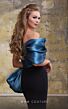 MNM Couture N0568 Asymmetrical Top Back Slit Dress