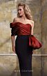 MNM Couture N0568 Asymmetrical Top Back Slit Dress