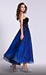 MNM Couture N0581 Floral Top Print Skirt Strapless Dress