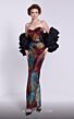 MNM Couture N0590 Bolero Sleeve Strapless Geometric Dress