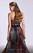 MNM Couture N0591 Corset Top Strapless Geometric Dress