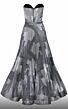 MNM Couture N0591 Corset Top Strapless Geometric Dress