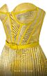 MNM Couture N0591 Corset Top Strapless Geometric Dress