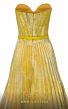 MNM Couture N0591 Corset Top Strapless Geometric Dress
