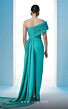 MNM Couture N0604 Side Tail Back Slit One Shoulder Dress