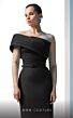 MNM Couture N0604 Side Tail Back Slit One Shoulder Dress