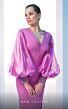 MNM Couture N0606 Bishop Sleeve Embellished Cuffs Dress