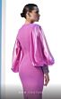 MNM Couture N0606 Bishop Sleeve Embellished Cuffs Dress