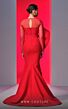 MNM Couture N0613 Illusion Neckline Long Sleeve Dress