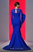 MNM Couture N0613 Illusion Neckline Long Sleeve Dress
