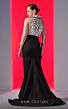 MNM Couture N0615 Ruffled High Neck Ruched Top Dress