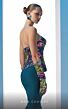MNM Couture N0616 Sequin Top Strapless Dress