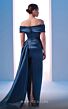 MNM Couture N0617 Side Tail Off The Shoulder Dress