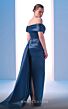 MNM Couture N0617 Side Tail Off The Shoulder Dress
