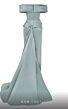 MNM Couture N0617 Side Tail Off The Shoulder Dress