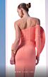 MNM Couture N0618 One Sleeve Back Slit Dress
