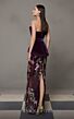 MNM Couture N0620 Lace Skirt Peplum Top Strapless Dress