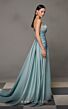 MNM Couture N0626 Long Overskirt Strapless Sweetheart Neckline Dress