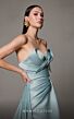 MNM Couture N0626 Long Overskirt Strapless Sweetheart Neckline Dress